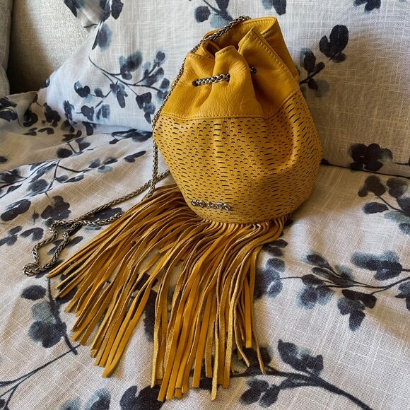 UNO de 50 fringed leather bag - Picture 3 of 15